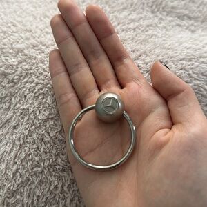 Mercedes Ball Logo Keychain